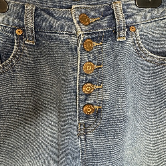 Sincerely Jules Button fly Stretchy Denim Size 1/25 D1.2 - Picture 3 of 14